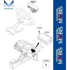 AIRBAG MODULE PASSENGER HYUNDAI ELANTRA 2010-15